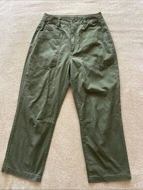 Women’s Olive Green Khaki Utility Pants